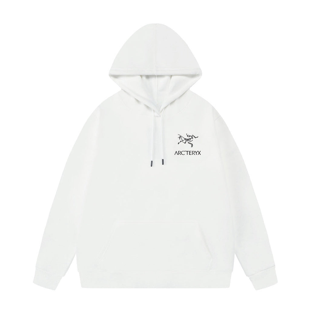 Arc'teryx Oversized Logo Print Fleece-Lined Hoodie