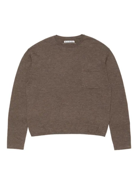 Acne Studios chest-pocket long-sleeve sweater