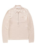 Helmut Lang zip long-sleeve polo sweater