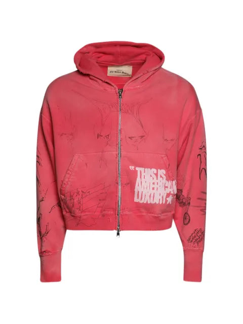 SEKRIT Time Capsule zip-up hoodie