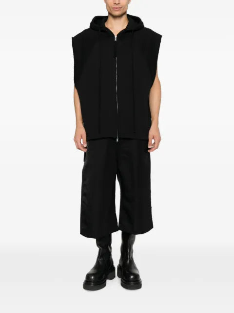 Thom Krom sleeveless zip-up hoodie