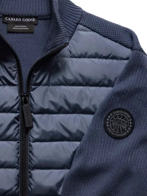 Canada Goose HyBridge panel-knit wool padded jacket