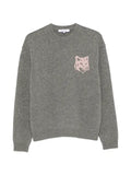 Maison Kitsuné Fox Head intarsia sweater