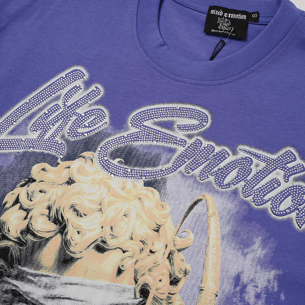 MIXED EMOTION Angel Graphic Short-Sleeve T-Shirt